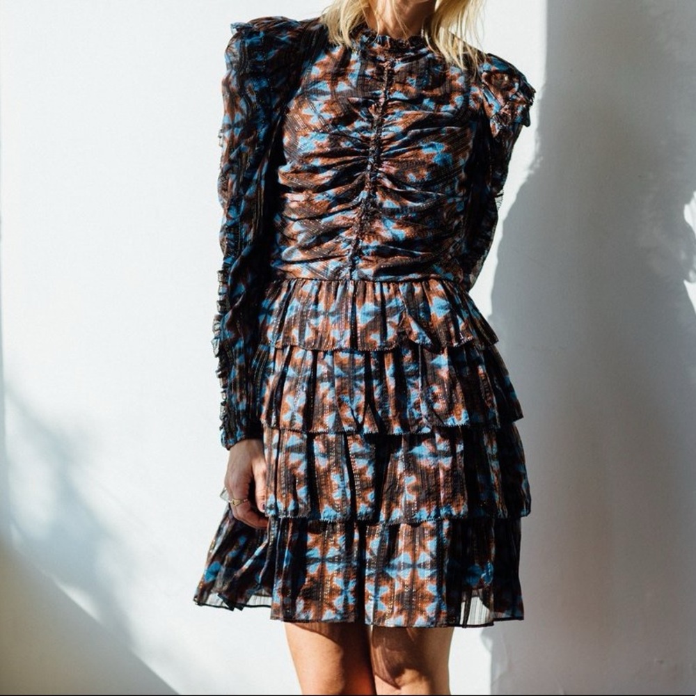 Ulla Johnson Siya Dress in Twilight Prism Size 4 - New With Tags